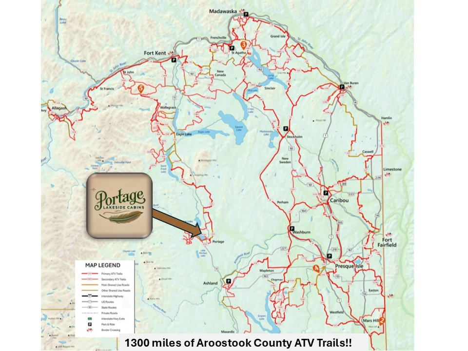 N. Maine 1300 Mile ATV Trail Network